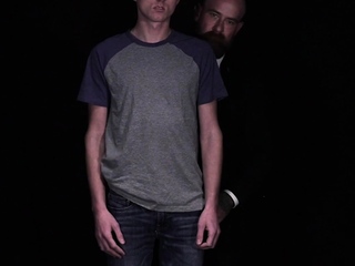 Beautiful smooth submissive split apart by monster cock dom